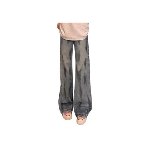 MUCCHIC Темно-синий, женский, джинсы