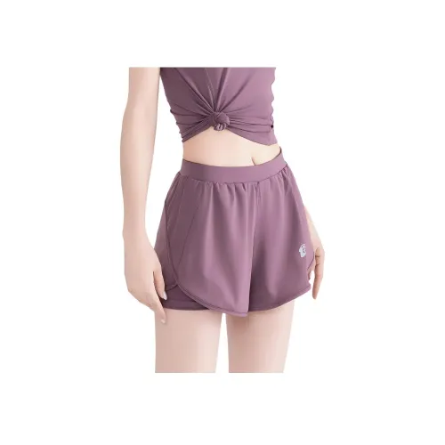Барби Ягодно-фиолетовые Женские Спортивные Шорты