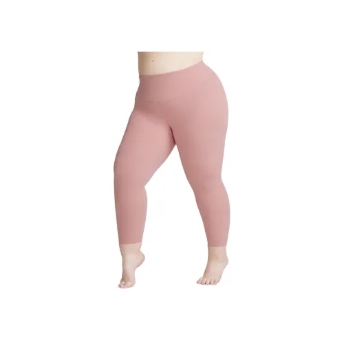 Nike Zenvy Женские Мягкие Спортивные Штаны с Высокой Талией 7 8 Женские Персиково-Розовый