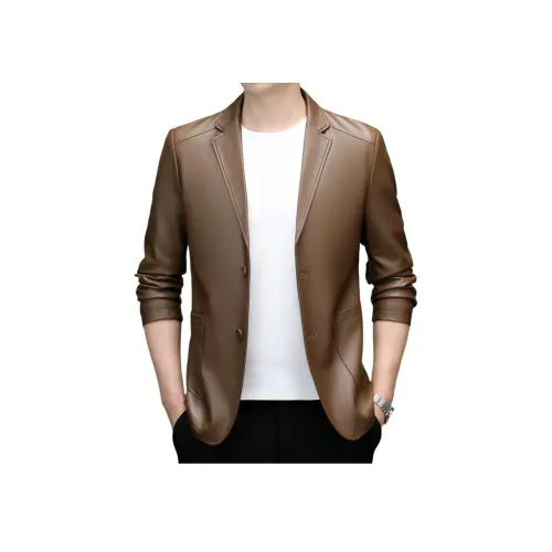 TAIZILONG Мужские кожаные куртки