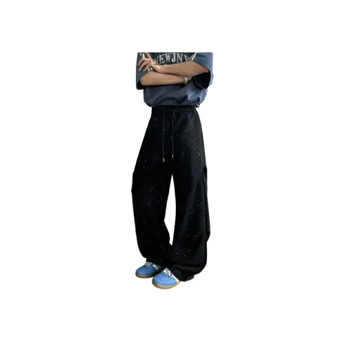 MORii Черные Унисекс Повседневные Брюки