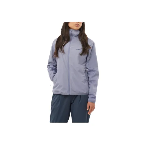 SALOMON OUTLINE Hybrid Теплая Куртка Женская Синего цвета Гранит