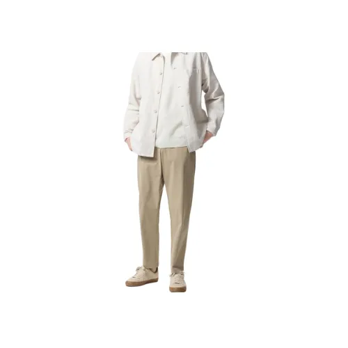 UNIQLO Повседневные брюки Мужские Темно-бежевые