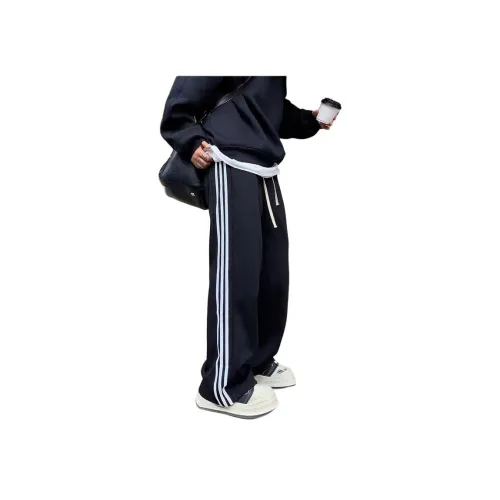 SOCKKEY Черный Унисекс Повседневные Штаны