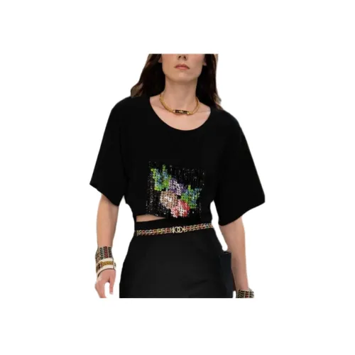 CHANEL Черный Женский Короткий Топ