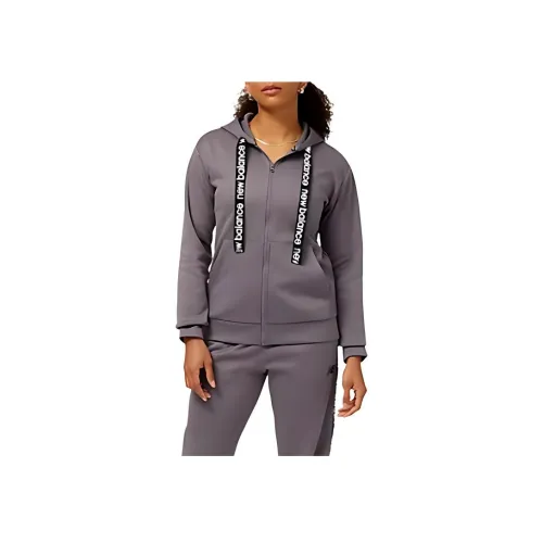 New Balance Relentless Performance Свитшот Женский Фиолетовый