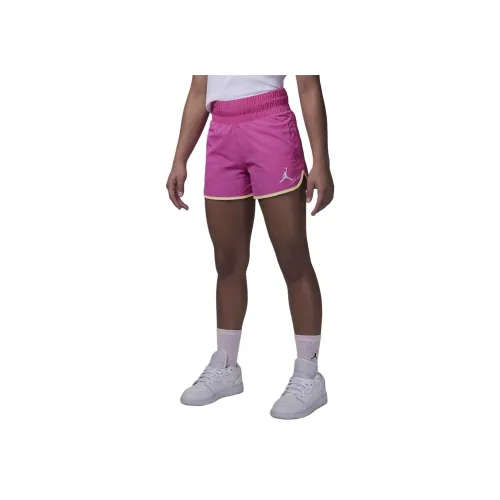 Джордан Lemonade Stand Big Детский High Flying Шорты Подростки Фуксия