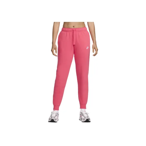 Nike Sportswear Club Вязаные тренировочные штаны женские цвет Астра розовый