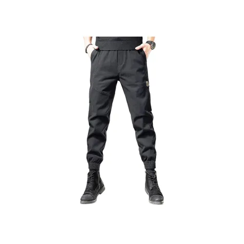 VUAS Весна Повседневные Брюки Прямой крой Унисекс