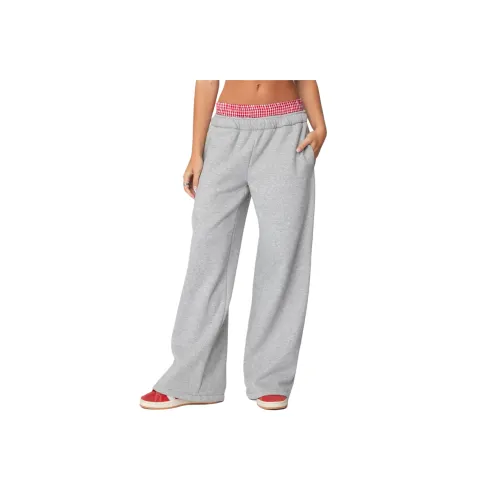 Edikted GINGHAM Боксер Детали Тренировочные брюки Вязаные Тренировочные брюки Женские