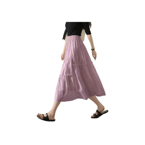 Mo Han Yi Mei Повседневный Длинный Юбка Женские