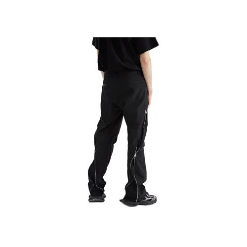 Organic Emotion Черные унисекс ветрозащитные брюки