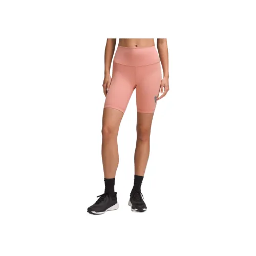 lululemon Wunder Train Йога Шорты Женские Акварельный Розовый