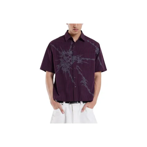 Jaded London Красный ATOM Клетчатая Рубашка Мужская