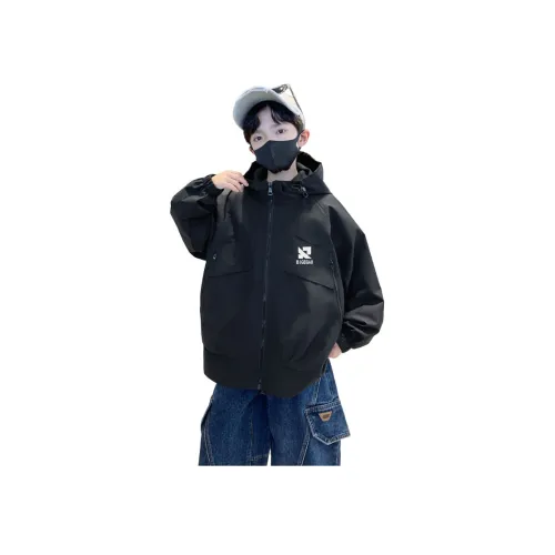 Smileyworld Черные Kids Ветровки