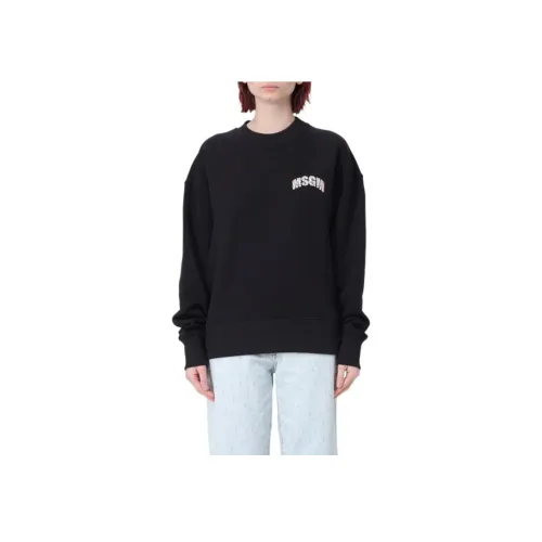MSGM Черные Женские Свитшоты