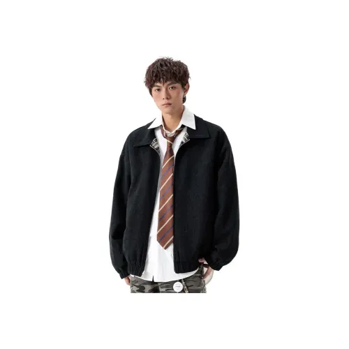 GPOUHO Черный Унисекс Куртки