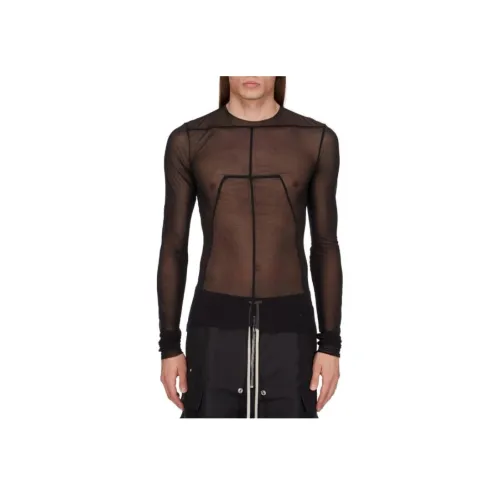 RICK OWENS совместная черная мужская рубашка T