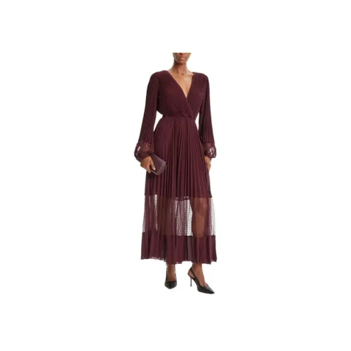 TWINSET Milano Длинное Платье с Длинными Рукавами Женское