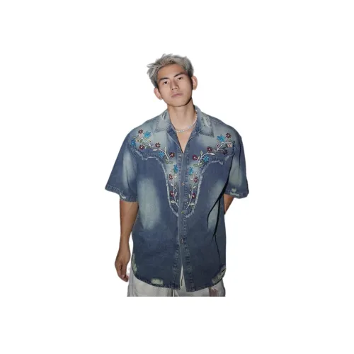 TUCANO Синий Унисекс Рубашки