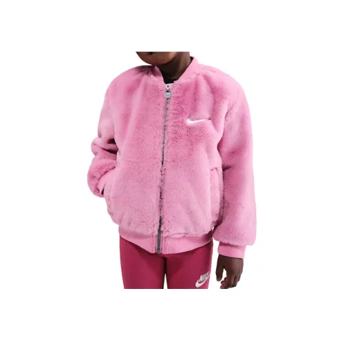 Nike Куртка Swoosh FW25 Искусственный мех BOMBER Детский