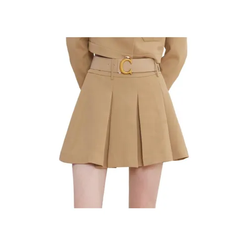 Caroline Повседневные короткие юбки Женские Хаки