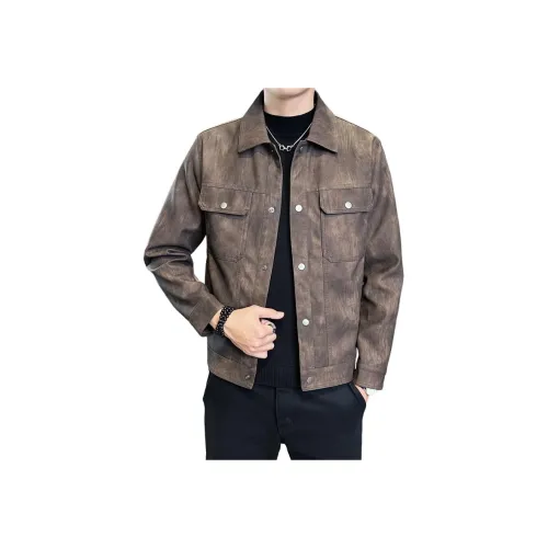 TAIZILONG Мужские кожаные куртки