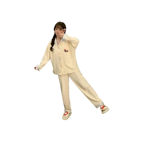 TAYAN Абрикос Женские Пижамные Комплекты