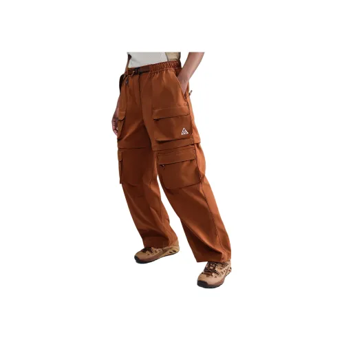 Nike Clothing Темно-красный, коричневый, женские карго-брюки