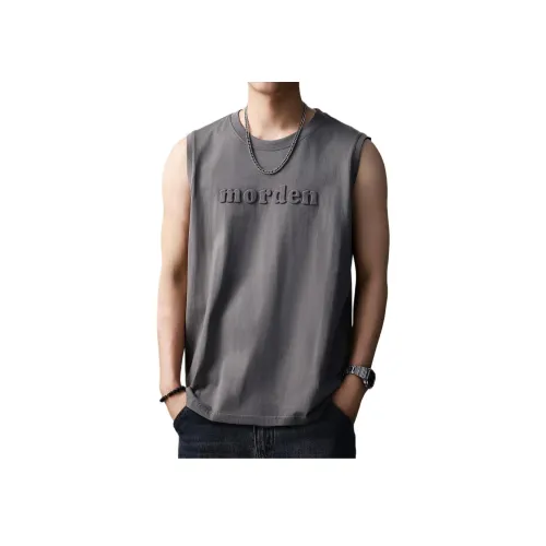 GUISE Летний топ без рукавов свободный крой унисекс