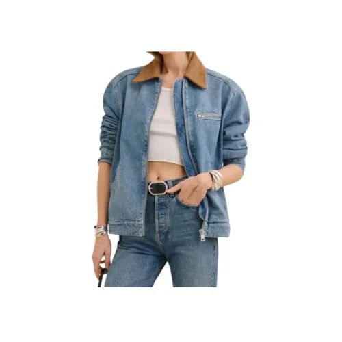 REFORMATION Harrison Utility Куртка Denim Куртка Женская