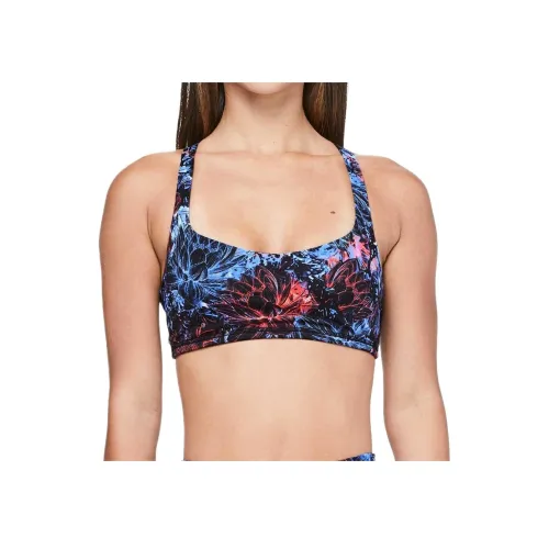 lululemon Free To Be Спортивное белье Женское Неон Цветочный дизайн Смешанные цвета