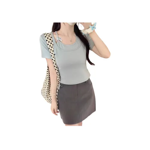 ASW ONLINE T-рубашка Женская Мятно-зеленая