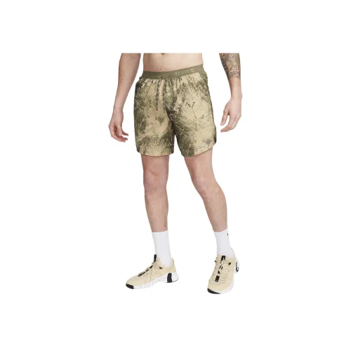 nike Stride Повседневные шорты Мужские Оливковые