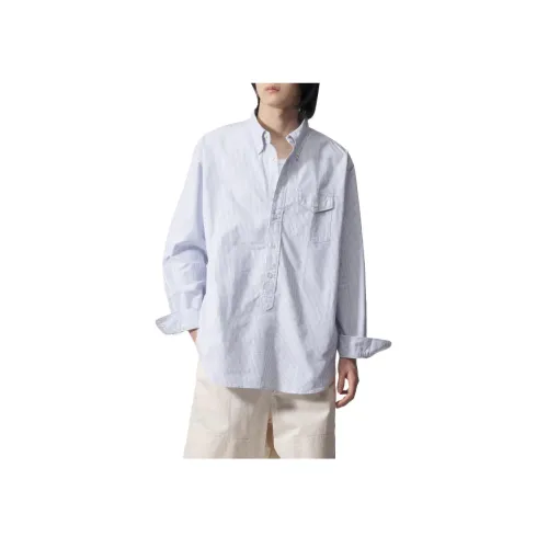 ENGINEERED GARMENTS Blue Men's Shirts  
ENGINEERED GARMENTS Синий Мужской Рубашки