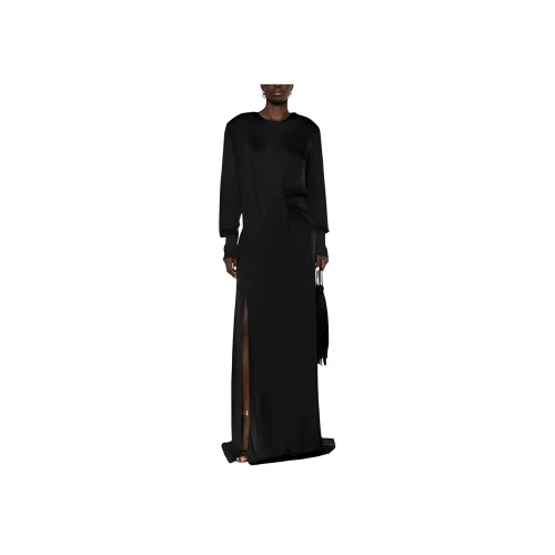 STELLA MCCARTNEY Black Женские Длинные Платья с Рукавами