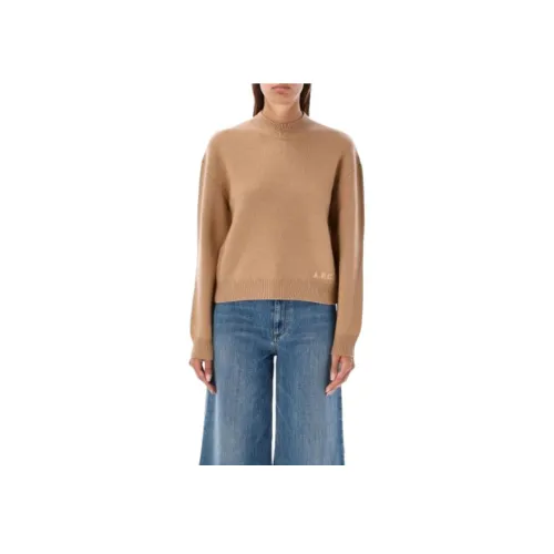A.P.C Верблюжий Женские Свитеры