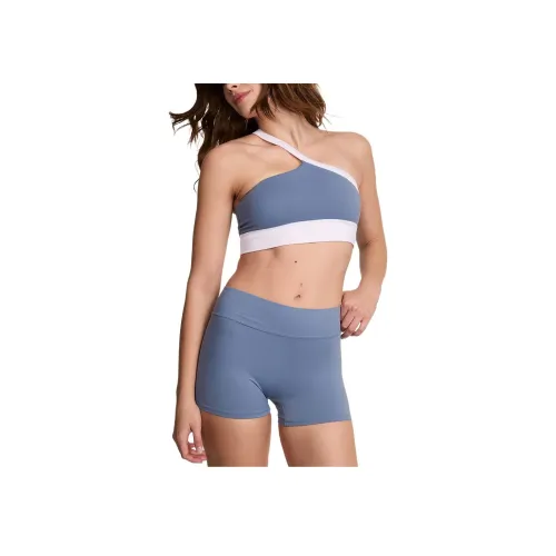 Victoria's Secret Синие Женские Спортивные Шорты