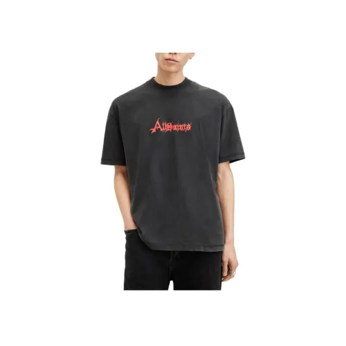 ALLSAINTS Мужские черные футболки