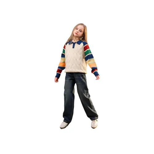 HANSUYI Синие школьные джинсы