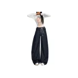 Оригинальный джинсовый удлиненный крой