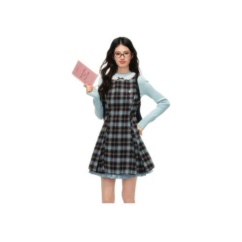 BVODE Синий Женские Комплекты с Юбкой