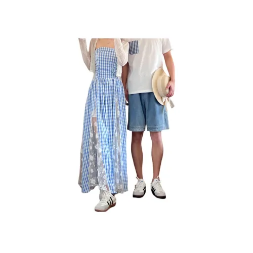 QYPRF Одежда для пары Мужская рубашка + Женское платье + Шаль Женские парные комплекты