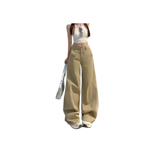 City Hipster Хаки Унисекс Джинсы