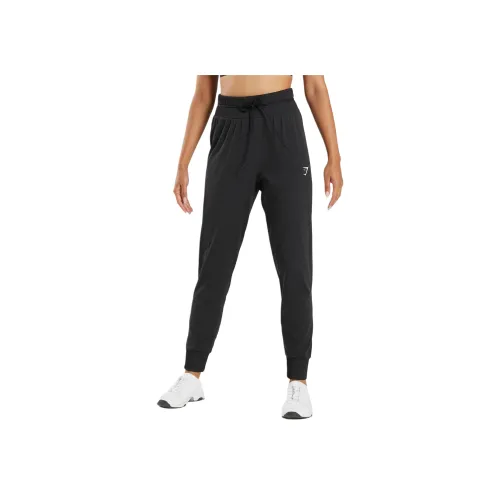 GYMSHARK Черные Брюки для тренировок Marlstone Унисекс Вязаные