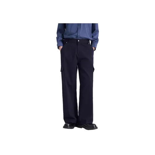 WILD LEADER Карго брюки мужские темно-синий [XXKW5138V63]