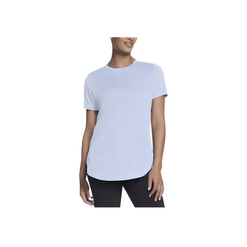 Skechers GO DRI SWIFT T Рубашка Женская Серебряная