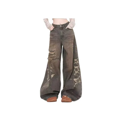 PAINT STAIN Унисекс Джинсы