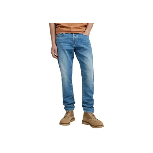 Джинсы STAR RAW Medium Blue Tone Мужские