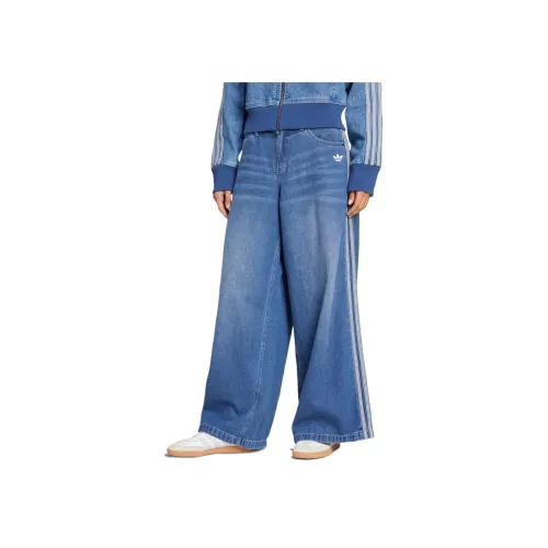 Adidas Originals ADILENIUM Adicolor Denim Pants Jeans Women's